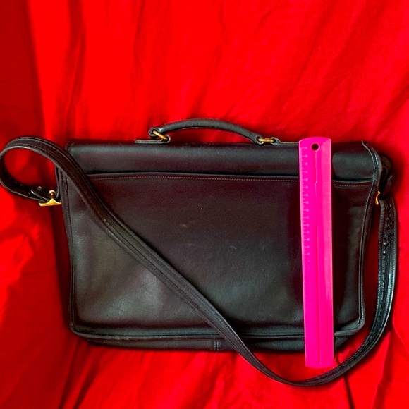 Authentic Coach briefcase (vintage-early 2000s) in black leather. - Picture 4 of 5